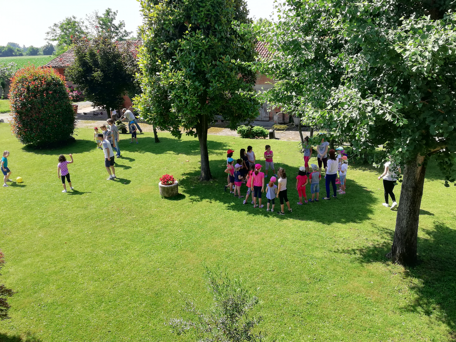 attività in giardino
