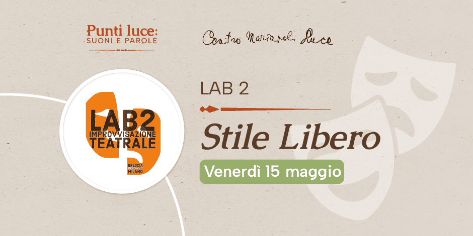 copertina evento Stile Libero con data ed ora dell'evento