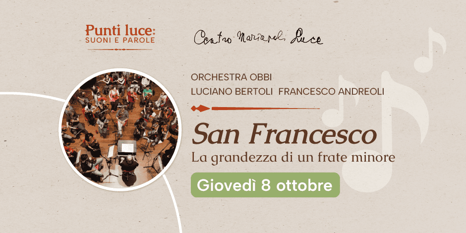 copertina evento San Francesco con data ed ora dell'evento